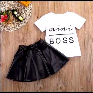 Mini Boss super cute two piece outfit